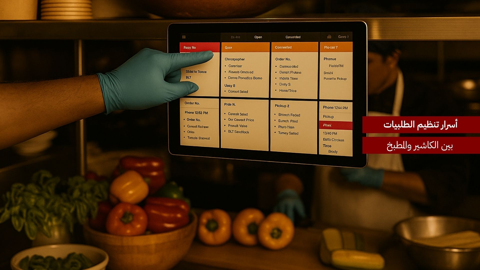 أسرار تنظيم الطلبيات بين الكاشير والمطبخ لتقليل الأخطاء وزيادة السرعة